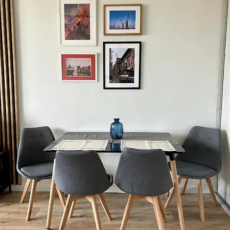 Apartment Z Widokiem Na I Zatoke Free & Priv Parking Danzig