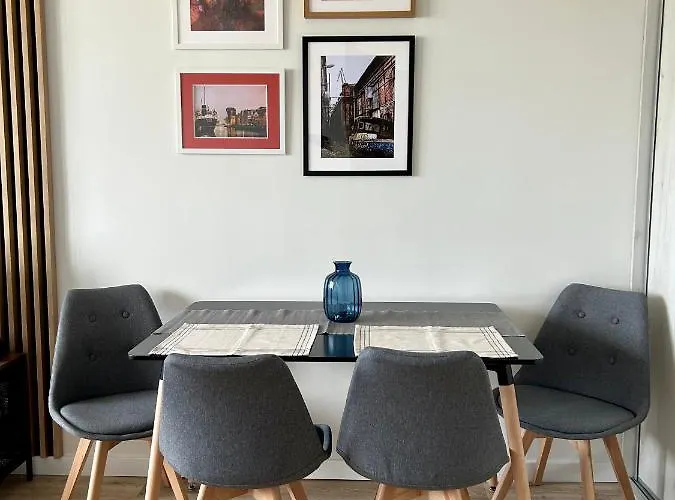 Apartmán Z Widokiem Na I Zatoke Free & Priv Parking Gdaňsk